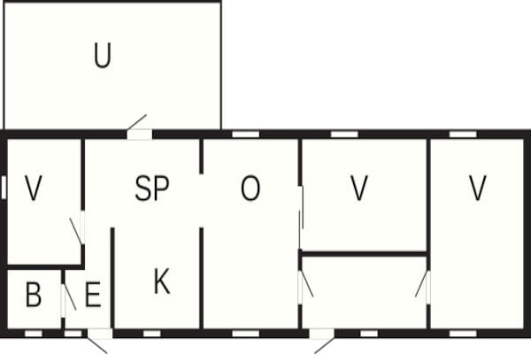 Foto van 6 persoons vakantie huis in Laholm - Vakantiehuis in Laholm - FloorPlan