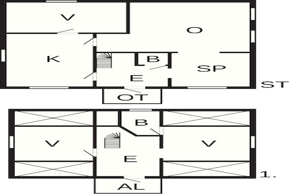Foto van 6 persoons vakantie huis in Berga - Vakantiehuis in Berga - FloorPlan