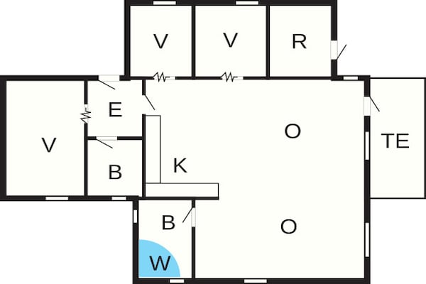 Foto van 7 persoons vakantie huis in Struer-By Traum - Vakantiehuis in Struer - FloorPlan