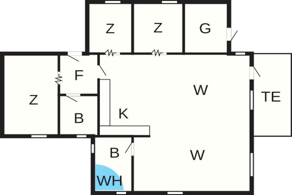 Foto van 7 persoons vakantie huis in Struer-By Traum - Vakantiehuis in Struer - FloorPlan