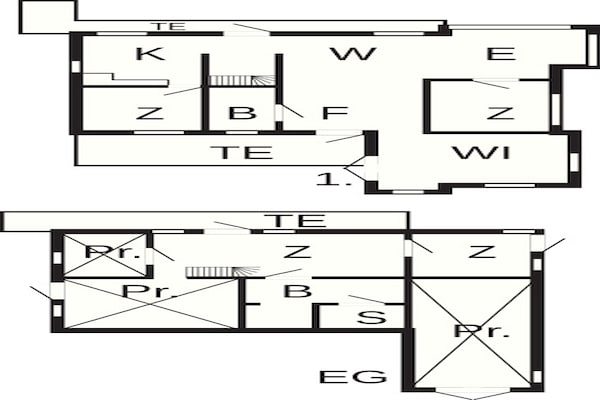 Foto van 7 persoons vakantie huis in KALV - Vakantiehuis in KALV - FloorPlan