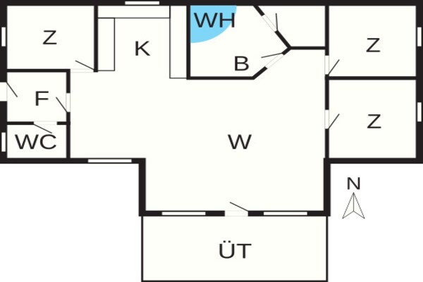 Foto van 6 persoons vakantie huis in Hemmet-By Traum - Vakantiehuis in Hemmet - FloorPlan