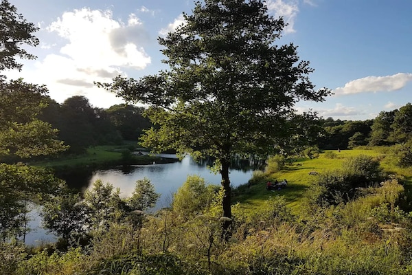 Foto van Luxe verblijf bij Asbolholm - Vakantiehuis in Lunderskov - WaterView