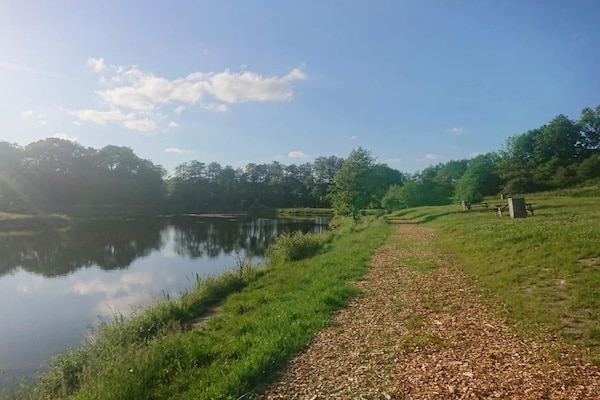 Foto van Luxe verblijf bij Asbolholm - Vakantiehuis in Lunderskov - WaterView
