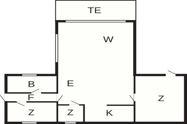 Foto van 6 persoons vakantie huis in Skibby-By Traum - Vakantiehuis in Skibby - FloorPlan