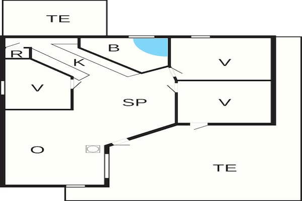 Foto van Luxe spa-toevluchtsoord aan zee - Vakantiehuis in Ulfborg - FloorPlan
