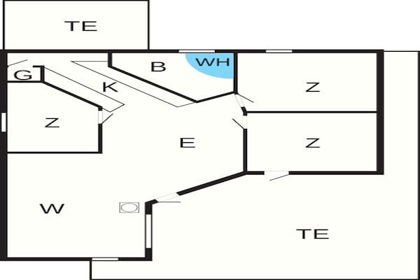 Foto van Luxe spa-toevluchtsoord aan zee - Vakantiehuis in Ulfborg - FloorPlan