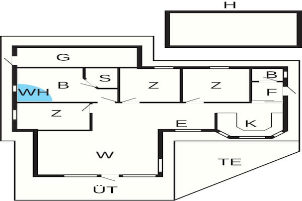 Foto van 6 persoons vakantie huis in Hemmet-By Traum - Vakantiehuis in Hemmet - FloorPlan