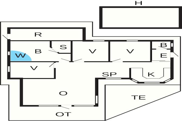 Foto van 6 persoons vakantie huis in Hemmet-By Traum - Vakantiehuis in Hemmet - FloorPlan