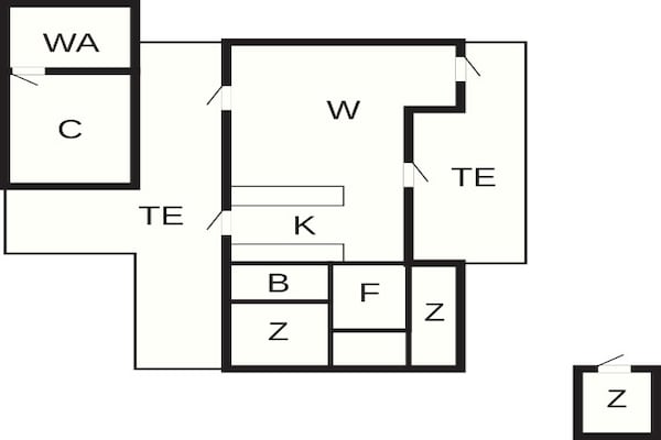 Foto van 6 persoons vakantie huis in Store Fuglede-By Traum - FloorPlan