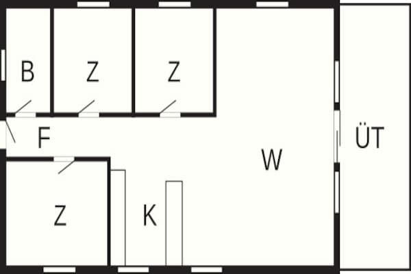 Foto van 6 persoons vakantie huis in Store Fuglede-By Traum - FloorPlan