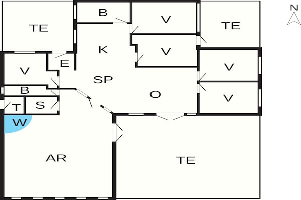 Foto van 12 persoons vakantie huis in Harboøre-By Traum - Vakantiehuis in Harboøre - FloorPlan