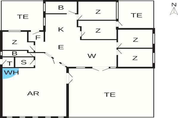 Foto van 12 persoons vakantie huis in Harboøre-By Traum - Vakantiehuis in Harboøre - FloorPlan
