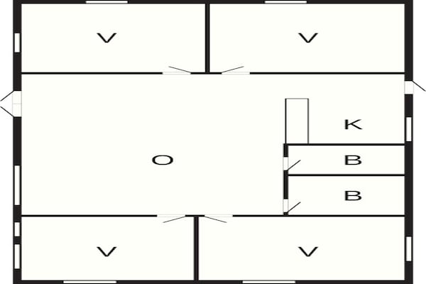 Foto van 7 persoons vakantie huis in Hornbæk-By Traum - Vakantiehuis in Hornbæk - FloorPlan