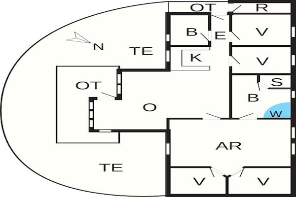 Foto van 12 persoons vakantie huis in Idestrup-By Traum - Vakantiehuis in Idestrup - FloorPlan