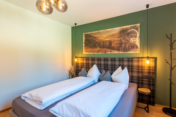 Foto van Gezellig chalet in Wölting in een charmante omgeving. - BedRoom