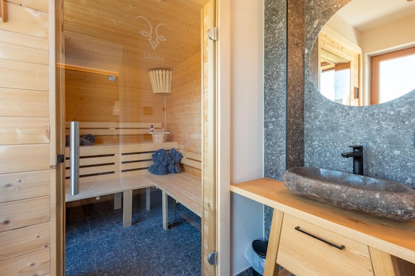 Foto van Gezellig chalet in Wölting in een charmante omgeving. - Wellness