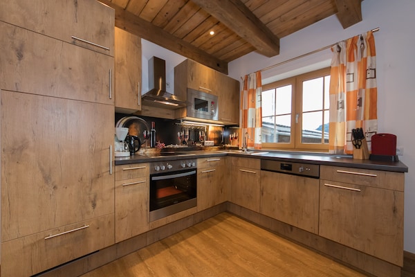 Foto van Vakantieappartement Imbachhorn – direct aan de skipiste - Kitchen