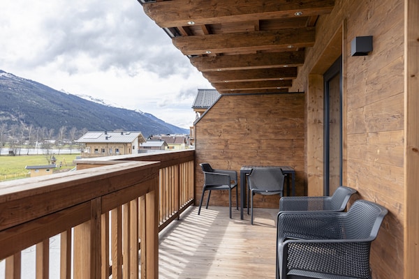 Foto van Luxe chalet met sauna bij het zwemmeer - Vakantiehuis in Uttendorf - TerraceBalcony
