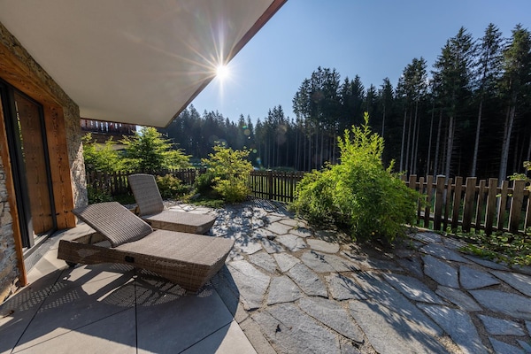 Foto van Chalet in de Oostenrijkse Alpen met toegang tot de skipistes - TerraceBalcony