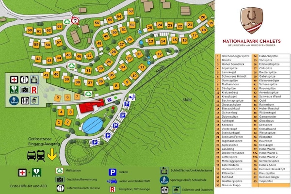 Foto van Alpine Chalet met Ski-In toegang - Vakantiehuis in Neukirchen - FloorPlan