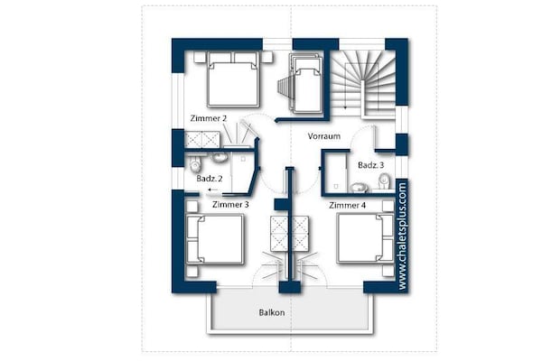 Foto van Chaletverblijf nabij de Krimmler watervallen - Vakantiehuis in Neukirchen - FloorPlan