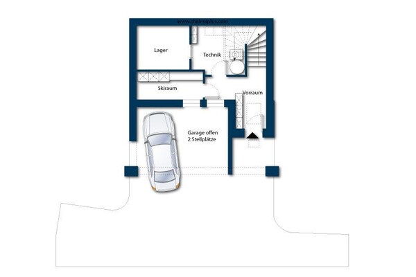 Foto van Chalet in Neukirchen bij Skilift - Vakantiehuis in Neukirchen - FloorPlan
