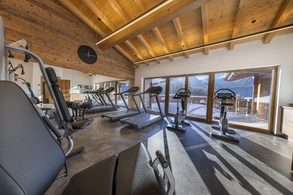 Foto van Chalet in Neukirchen bij Skilift & Sauna - Vakantiehuis in Neukirchen - gym