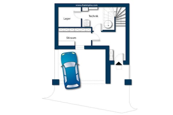 Foto van Wellnesschalet nabij Wildkogel - Vakantiehuis in Neukirchen - FloorPlan