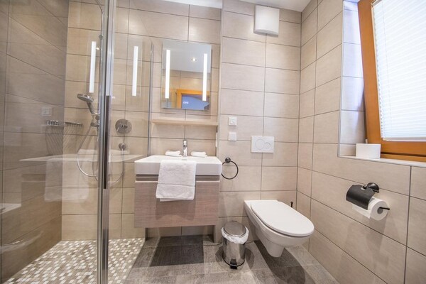 Foto van Familieverblijf in Neukirchen met sauna - Vakantiehuis in Neukirchen - BathRoom