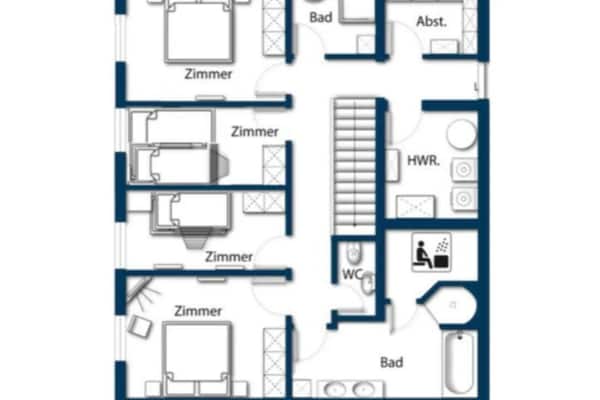 Foto van Landelijk chalet in een vakantiedorp - Vakantiehuis in Wald-Königsleiten - FloorPlan