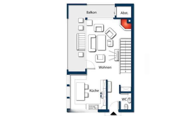Foto van Landelijk chalet in een vakantiedorp - Vakantiehuis in Wald-Königsleiten - FloorPlan