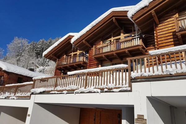 Foto van Alpenchalet met balkon en sauna - Vakantiehuis in Wald-Königsleiten - ExteriorWinter