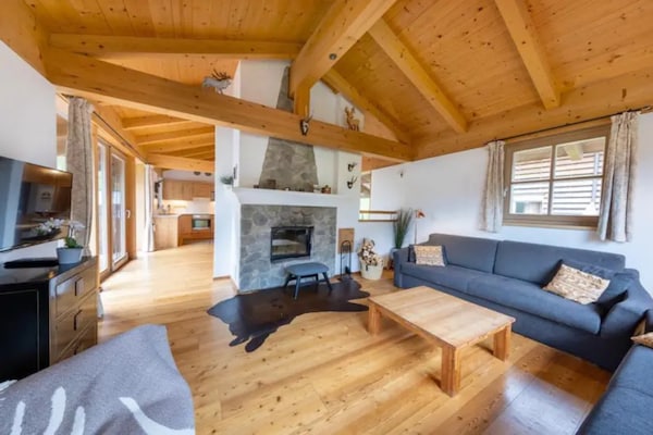 Foto van Vakantiehuis Schoneben in de Alpen - Vakantiehuis in Wald-Königsleiten - LivingRoom