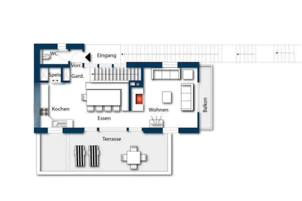 Foto van Vakantiehuis Schoneben in de Alpen - Vakantiehuis in Wald-Königsleiten - FloorPlan