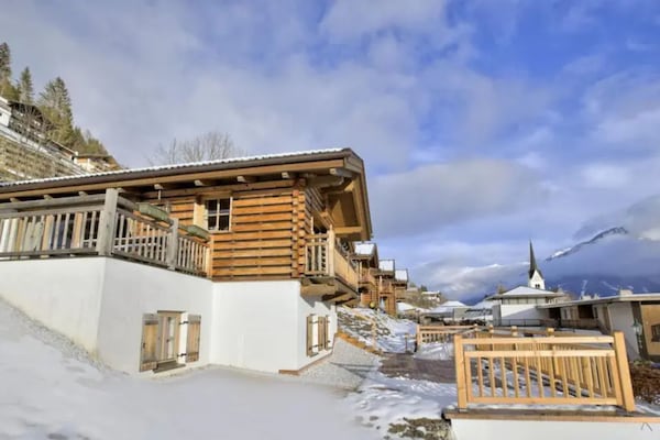 Foto van Vakantiehuis Schoneben in de Alpen - Vakantiehuis in Wald-Königsleiten - ExteriorWinter