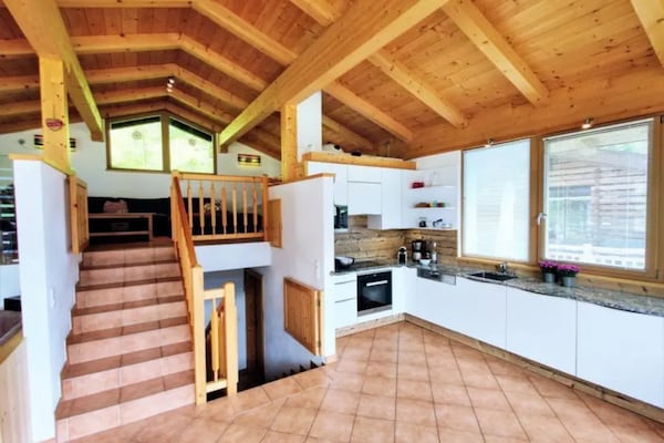 Foto van Vrijstaande alpenchalet met sauna - Vakantiehuis in Wald-Königsleiten - Kitchen