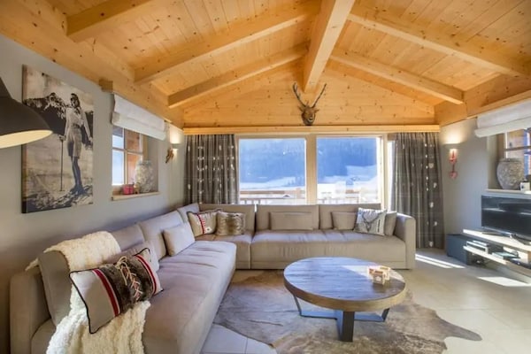 Foto van Familieskichalet met uitzicht - Vakantiehuis in Wald-Königsleiten - LivingRoom