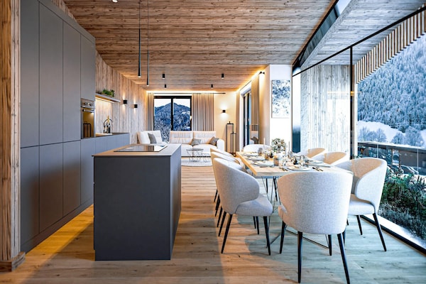 Foto van Luxe appartement met eigen spa. - Vakantiehuis in Söll - DiningRoom