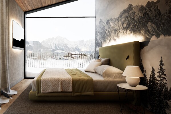 Foto van Luxe appartement met eigen spa. - Vakantiehuis in Söll - BedRoom