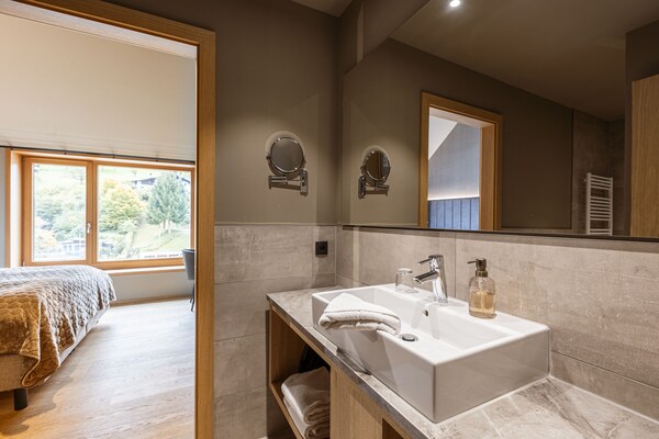 Foto van Charmant appartement in Schruns met balkon - Vakantiehuis in Schruns - BathRoom