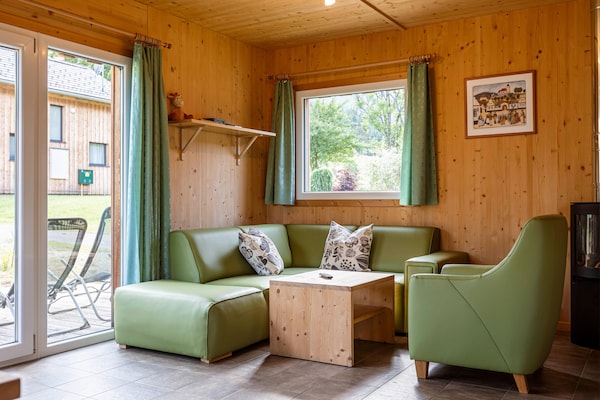 Foto van Luxe chalet in Sankt Georgen met jacuzzi - Vakantiehuis in Sankt Georgen am Kresichberg - LivingRoom