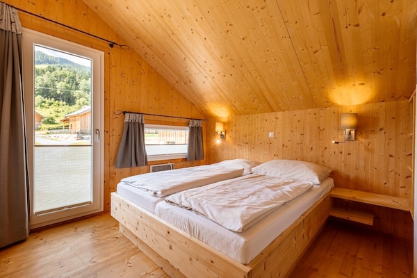Foto van Luxe chalet met bubbelbad - Vakantiehuis in Sankt Georgen am Kresichberg - BedRoom