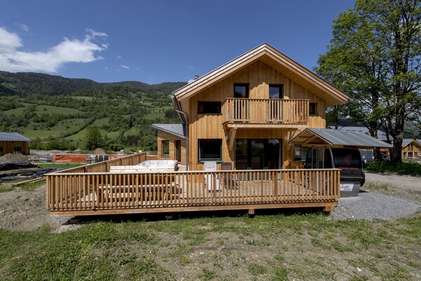 Foto van Groot chalet met swimspa - Vakantiehuis in Sankt Georgen am Kresichberg - ExteriorSummer