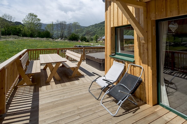 Foto van Groot chalet met swimspa - Vakantiehuis in Sankt Georgen am Kresichberg - TerraceBalcony