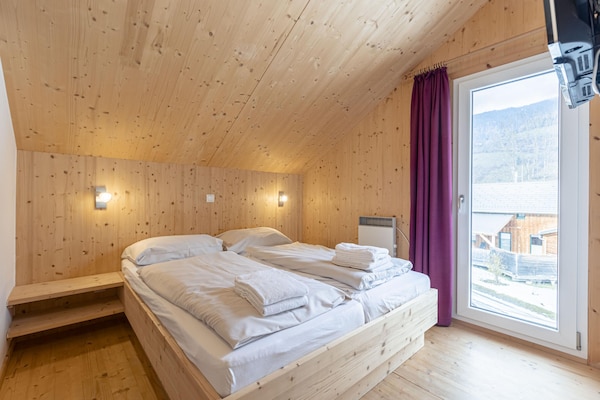Foto van Luxe chalet met hottub - Vakantiehuis in Sankt Georgen am Kresichberg - BedRoom