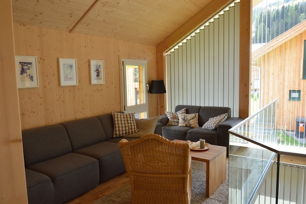 Foto van Luxe chalet in skigebied Kreischberg met welness - Vakantiehuis in Kreischberg Murau - LivingRoom