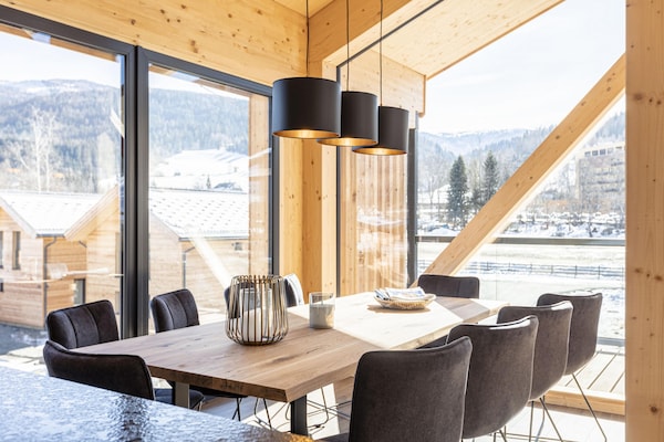 Foto van Mooi penthouse met sauna (zonder borg) - Vakantiehuis in Sankt Georgen am Kreischberg - DiningRoom