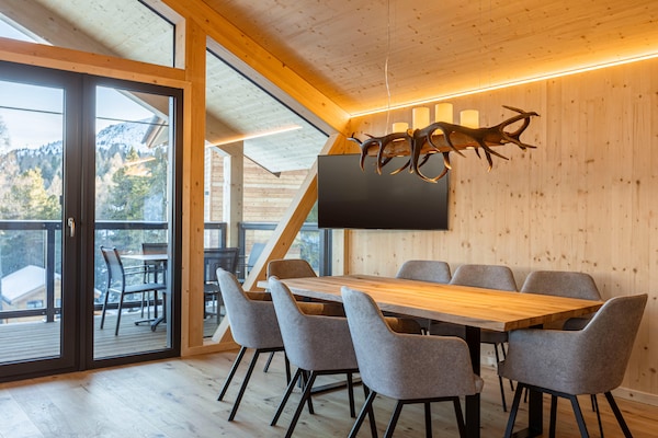 Foto van Charmant chalet met hot tub and sauna - Vakantiehuis in Turrach - DiningRoom