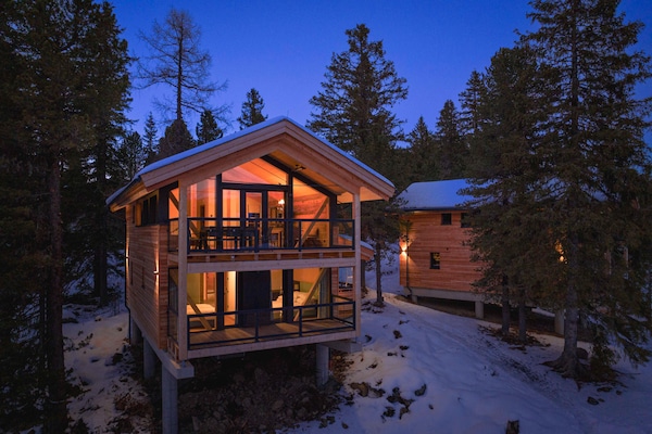 Foto van Charmant chalet met hot tub and sauna - Vakantiehuis in Turrach - ExteriorWinter